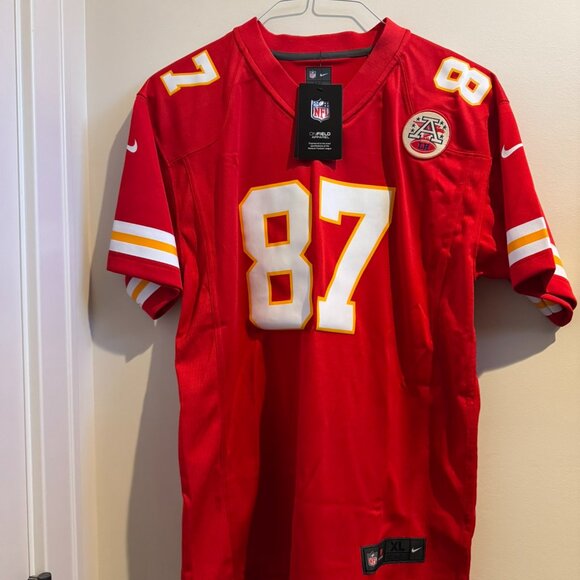 Travis Kelsey - Kansas City Chiefs - Red Game Jersey - NWT